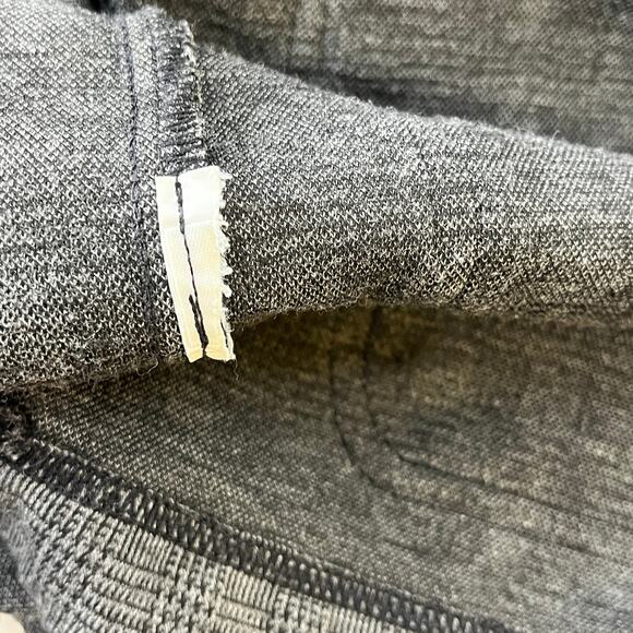 Madewell Glen Plaid Knit Oversized Blazer Women's Small Open Front Gray - Picture 4 of 4